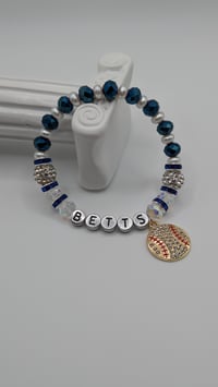 Image 3 of BETTS Baseball-Inspired Custom Bracelet