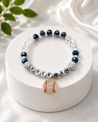 Image 1 of  Freeman Baseball-Inspired Personalized Bracelet