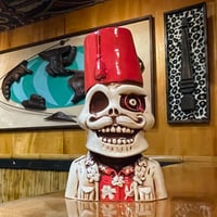 Image 1 of Colonel Coconut Tiki Mug - Radical Red Edition