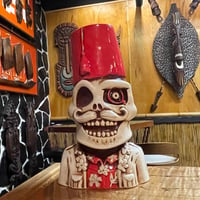 Image 4 of Colonel Coconut Tiki Mug - Radical Red Edition