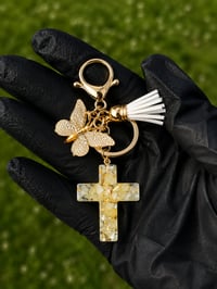 Image 4 of Butterfly & Cross Keychain 