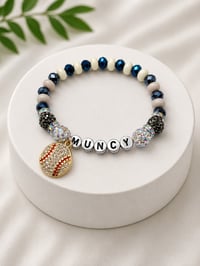 Image 1 of Muncy-Inspired Baseball Bracelet
