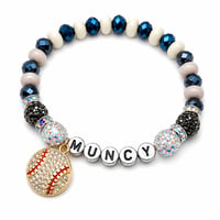 Image 2 of Muncy-Inspired Baseball Bracelet