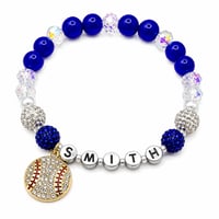Image 2 of Smith Baseball-Inspired Personalized Bracelet
