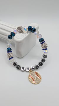 Image 3 of Hernandez Baseball-Inspired Personalized Bracelet