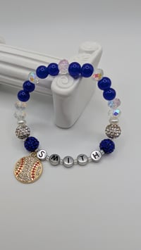 Image 3 of Smith Baseball-Inspired Personalized Bracelet