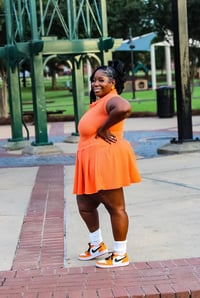 Image 2 of Hot Girl Tennis Dress (Orange)