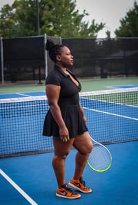 Image 3 of Hot Girl Tennis Dress(Black)