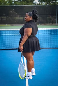 Image 2 of Hot Girl Tennis Dress(Black)