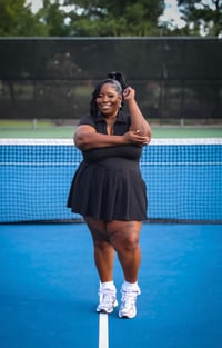 Image 4 of Hot Girl Tennis Dress(Black)