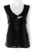 Image of Plus size black stretch sequin singlet