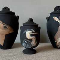 Image 1 of *SALE* Medium Illustrated Jars 