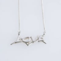 Image 1 of Love Necklace (Sterling Silver)