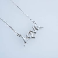 Image 4 of Love Necklace (Sterling Silver)