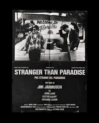 STRANGER THAN PARADISE - ORIGINAL ITALIAN POSTER