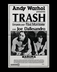 TRASH - ORIGINAL POSTER