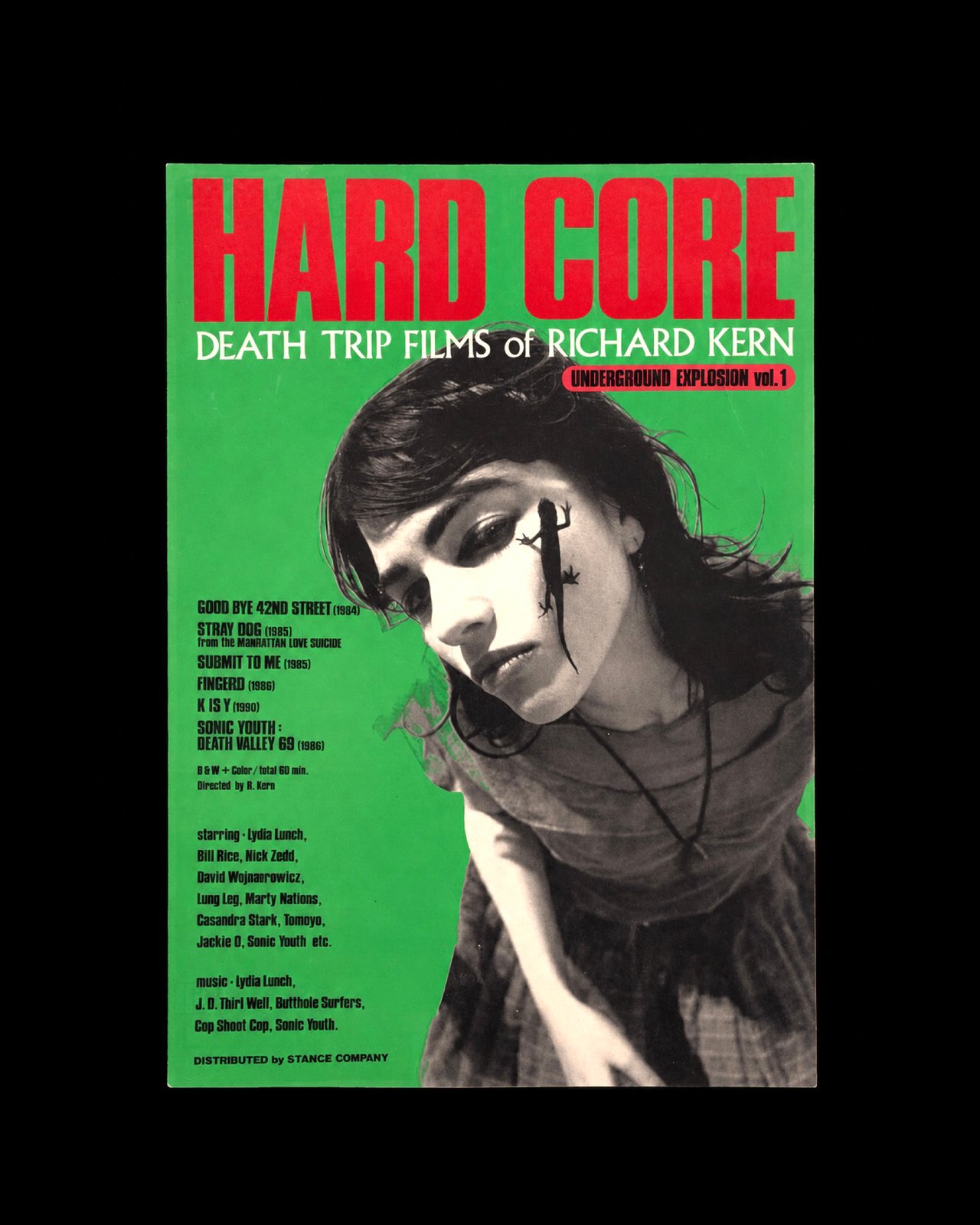 HARD CORE - RICHARD KERN JAPANESE MINI POSTER | VEINS BOOKS