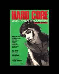 HARD CORE - RICHARD KERN JAPANESE MINI POSTER