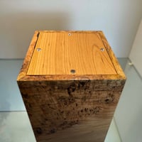 Image 4 of Cherry Burl Wood Cremation Urn - Unique Handcrafted 