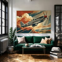 Image 6 of FIAT G-59 Stampa Fine Art in stile vintage 