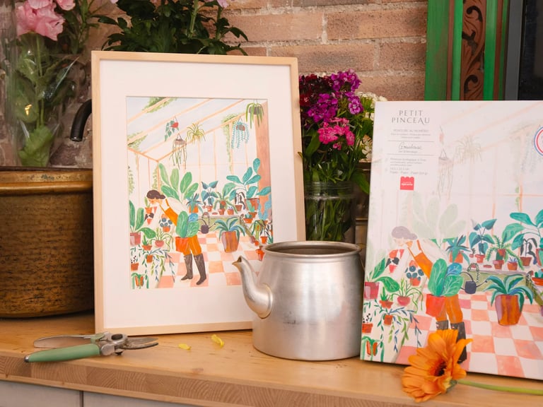 COFFRET PEINTURE AU NUMÉRO PETIT PINCEAU - ÉTÉ (PLUSIEURS MODÈLES) Image 9