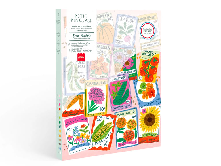 COFFRET PEINTURE AU NUMÉRO PETIT PINCEAU - ÉTÉ (PLUSIEURS MODÈLES) Image 2