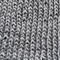 Image 4 of Summer Linen Black Isle Beanie – Lavender Grey, Taupe and Cream.