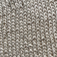 Image 9 of Summer Linen Black Isle Beanie – Lavender Grey, Taupe and Cream.
