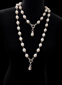 Image 2 of The “RACHEL” Double Strand Pearl Necklaces 