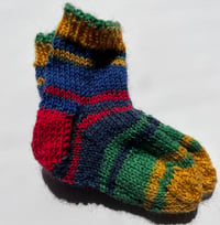 Image 2 of Bright Wool Baby Socks