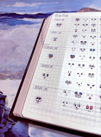 Image 2 of FACE sticker sheet