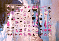 Image 1 of MISC sticker sheet (pink version)