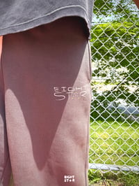 Image 2 of 8 Star Grey Distressed 3/4 Shorts