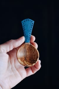 Image 2 of Hand carved spalted beech coffee scoop 