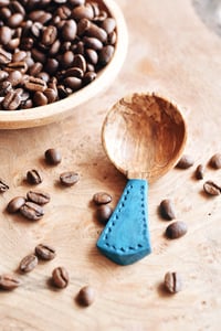 Image 4 of Hand carved spalted beech coffee scoop 