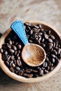 Image 3 of Hand carved spalted beech coffee scoop 