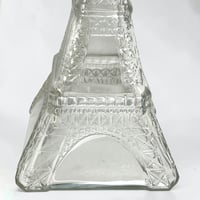 Image 10 of Grande bouteille Tour Eiffel ancienne en verre - carafe à liqueur Tour Eiffel vintage 1950