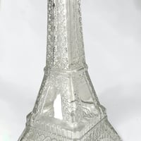 Image 8 of Grande bouteille Tour Eiffel ancienne en verre - carafe à liqueur Tour Eiffel vintage 1950