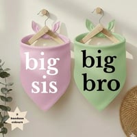 Image 2 of Promoted to Big Bro or Big Sis Pet Bandana
