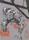Judge Dredd _ A4 full figure