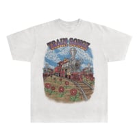 Image 1 of Train of Fools Tee (White)