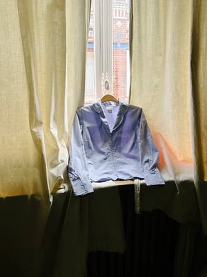 Agnes B. Women’s Zipped Blue Shirt 90's  - Size 38
