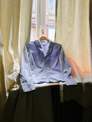Agnes B. Women’s Zipped Blue Shirt 90's  - Size 38