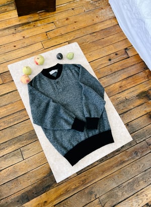 Comme des garçons Henley Knit Sweater - Size M