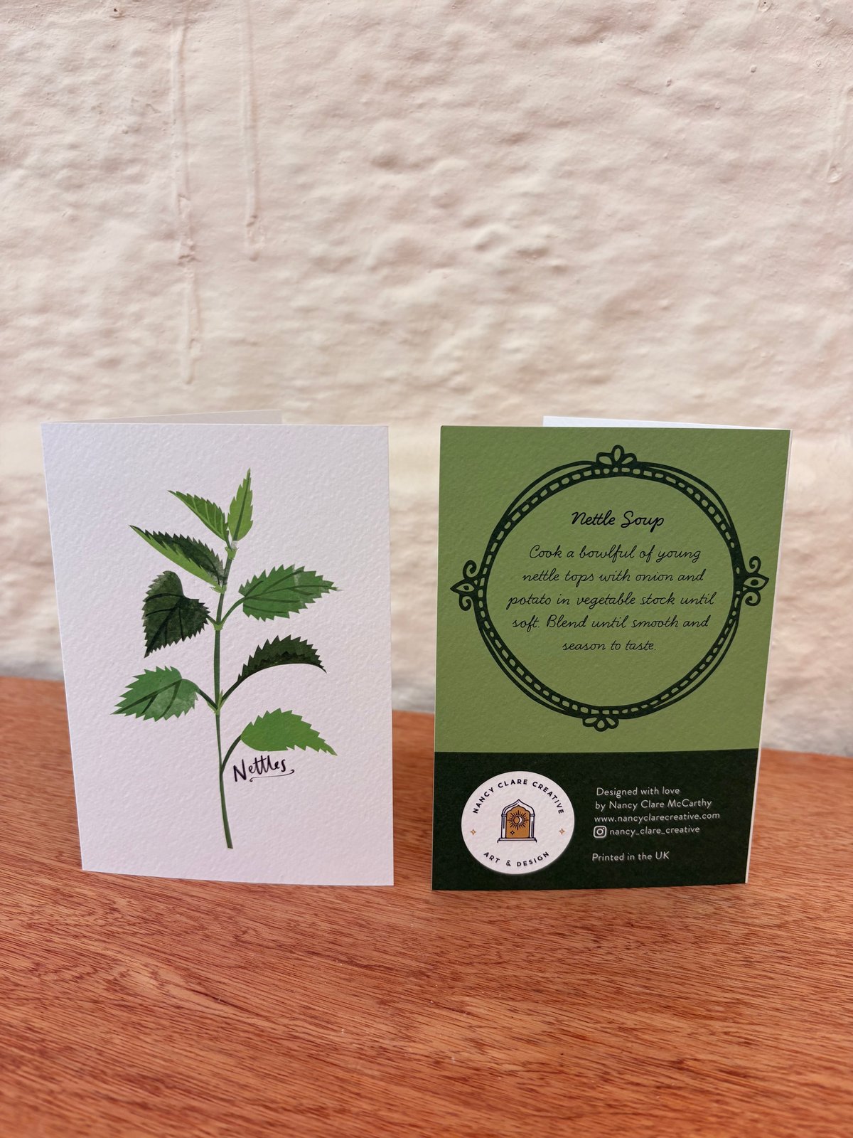 British Foraging Note Card Set - With Recipes