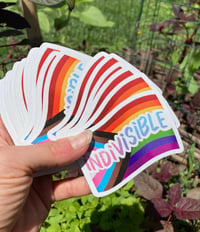 Image 2 of 🏳️‍⚧️✨Indivisible Pride✨🏳️‍⚧️ Glitter Stickers