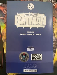 Image 2 of Absolute Batman #20 Trade Signed NM to MINT Copy 