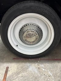 Image 5 of 65-66' Ford Fairlane Hubcap Adapters for Coy's, Boyd, Speedway, or Detroit Steel Wheels - Set of 4