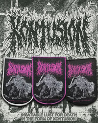 Kontusion - Insatiable Lust for Death woven patch