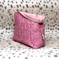 Image 3 of Pink Jeans Quilted Zipper Pouch